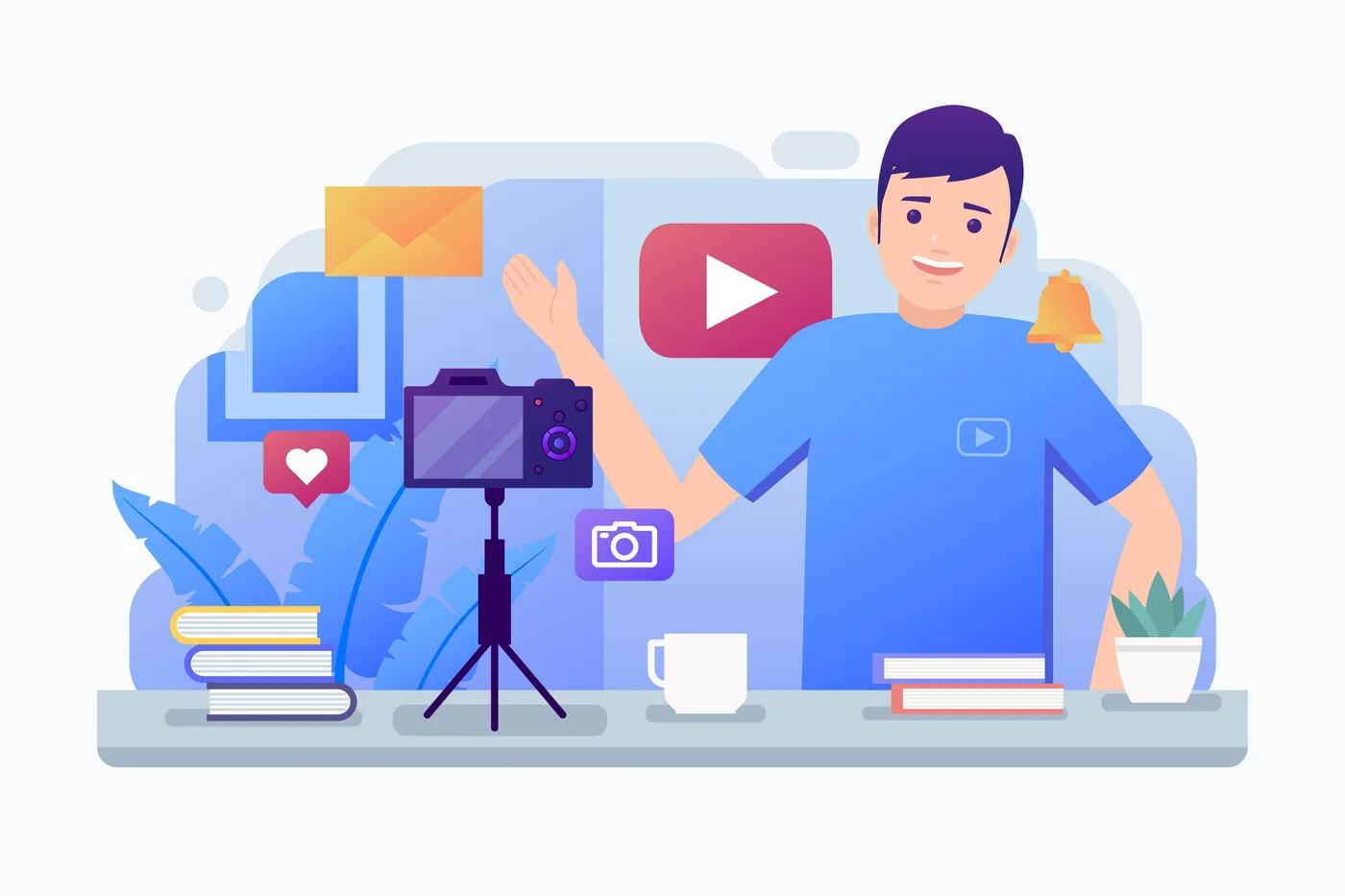 YouTube Marketing illustration